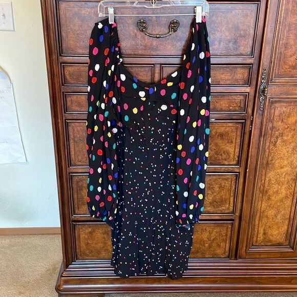 Nwt Riox with Target collaboration multi colored polka dot dress - Picture 2 of 11